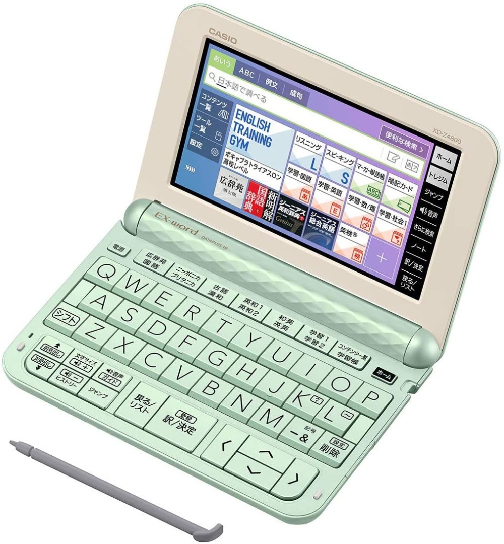 CASIO EX-word XD-Z4800GN Dicionário Eletrônico Japonês Inglês Português