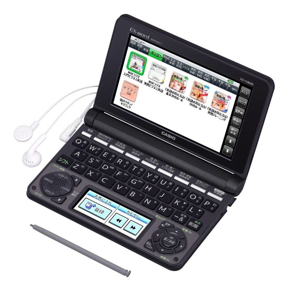 CASIO EX-word XD-N8600BK Dicionário Eletrônico Japonês Inglês Português