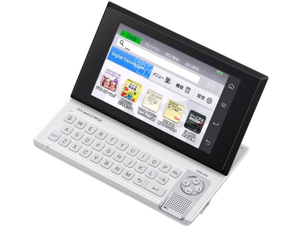CASIO EX-word Rise XDR-A10WE Dicionário Eletrônico Japonês Inglês Português