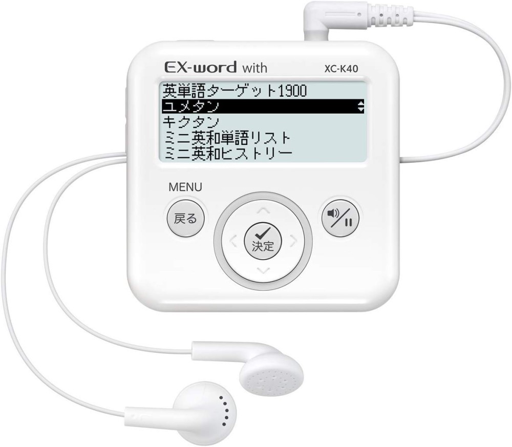 CASIO EX-word XC-K40WE Flashcard Digitale para Dicionário Eletrônico Japonês XD-K4