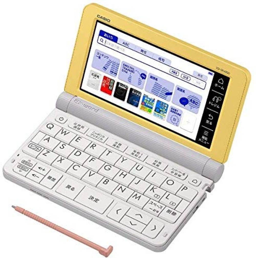 CASIO EX-word XD-SR4800YW Dicionário Eletrônico Japonês Inglês