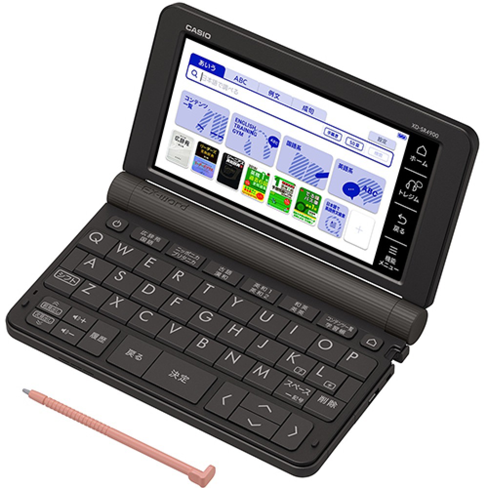 CASIO EX-word XD-SR4900BK Dicionário Eletrônico Japonês Inglês