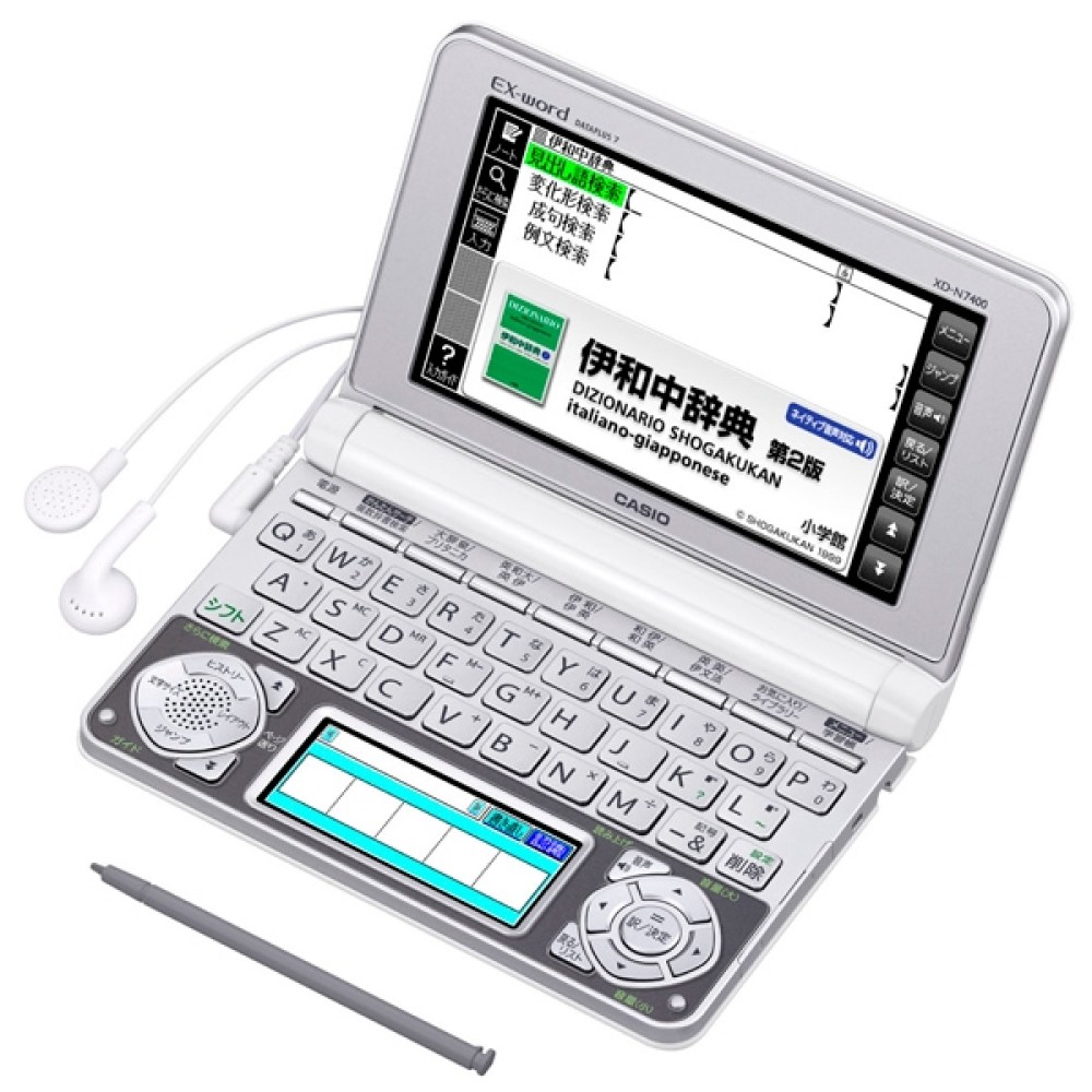 CASIO EX-word XD-N7400 Dicionário Eletrônico Japonês Inglês Italiano Português