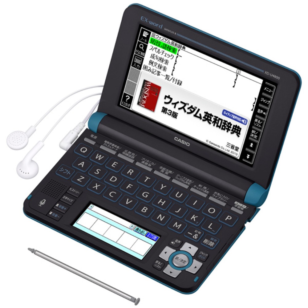 CASIO EX-word XD-U4800BU Dicionário Eletrônico Japonês Inglês Português
